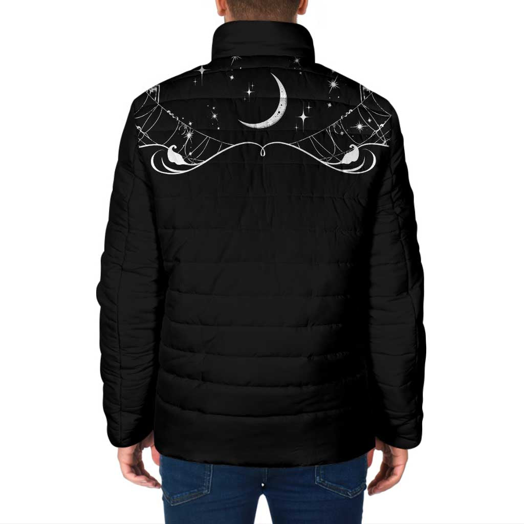 Skull Cowboy Padded Jacket Western Yoke Style - Wonder Print Shop