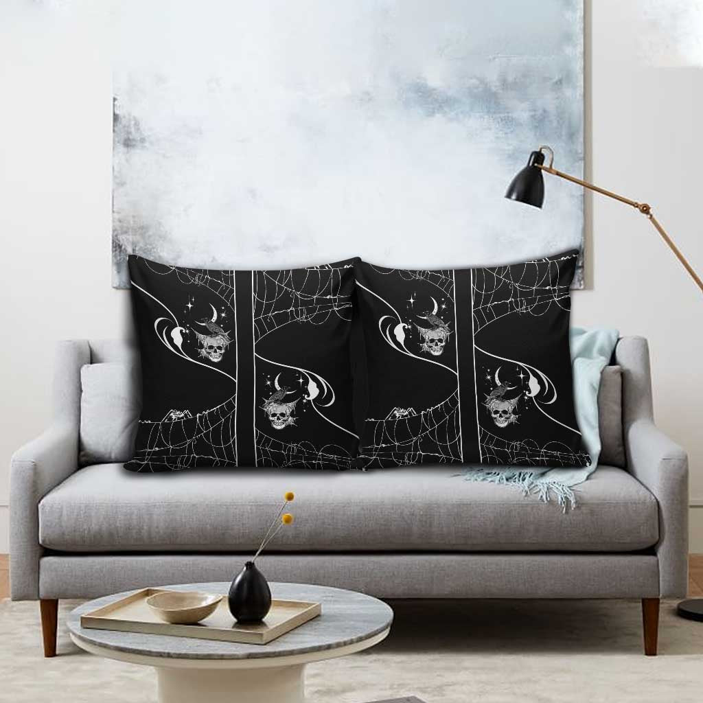 Skull Cowboy Pillow Cover Western Yoke Style - Wonder Print Shop