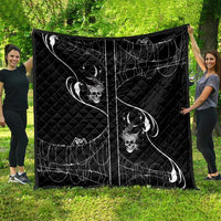Skull Cowboy Quilt Western Yoke Style - Wonder Print Shop