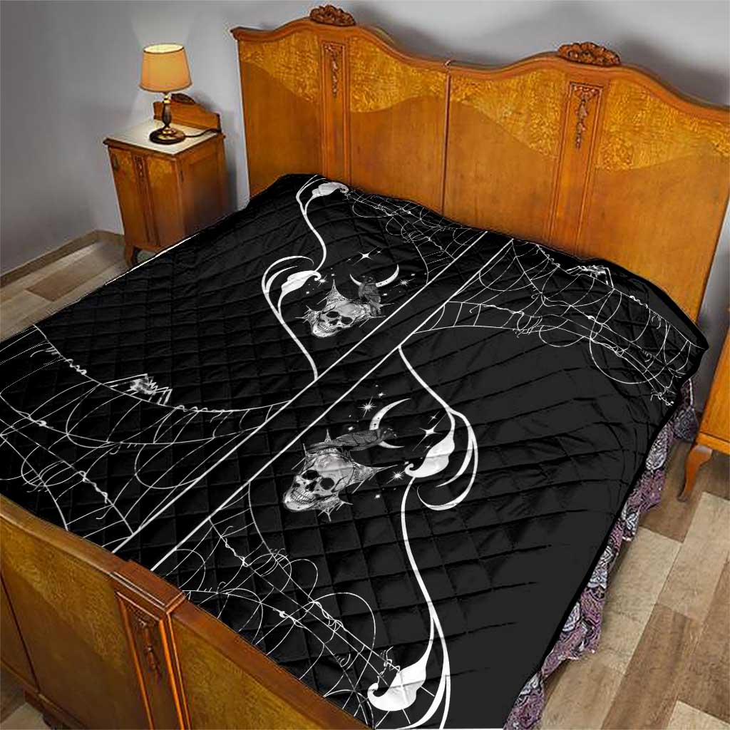 Skull Cowboy Quilt Western Yoke Style - Wonder Print Shop