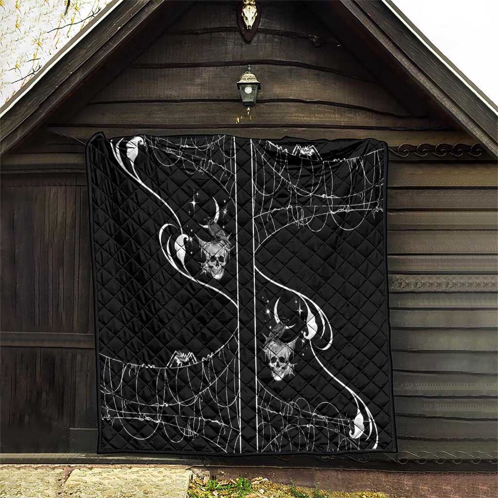 Skull Cowboy Quilt Western Yoke Style - Wonder Print Shop