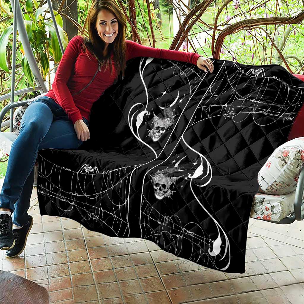 Skull Cowboy Quilt Western Yoke Style - Wonder Print Shop