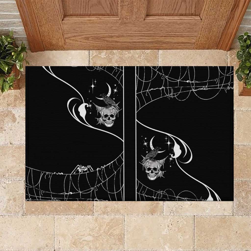 Skull Cowboy Rubber Doormat Western Yoke Style - Wonder Print Shop