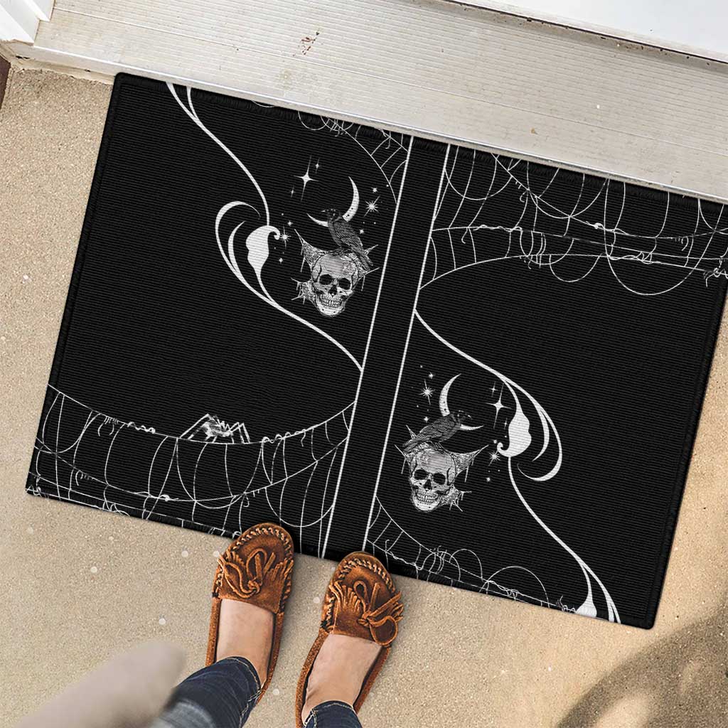 Skull Cowboy Rubber Doormat Western Yoke Style - Wonder Print Shop