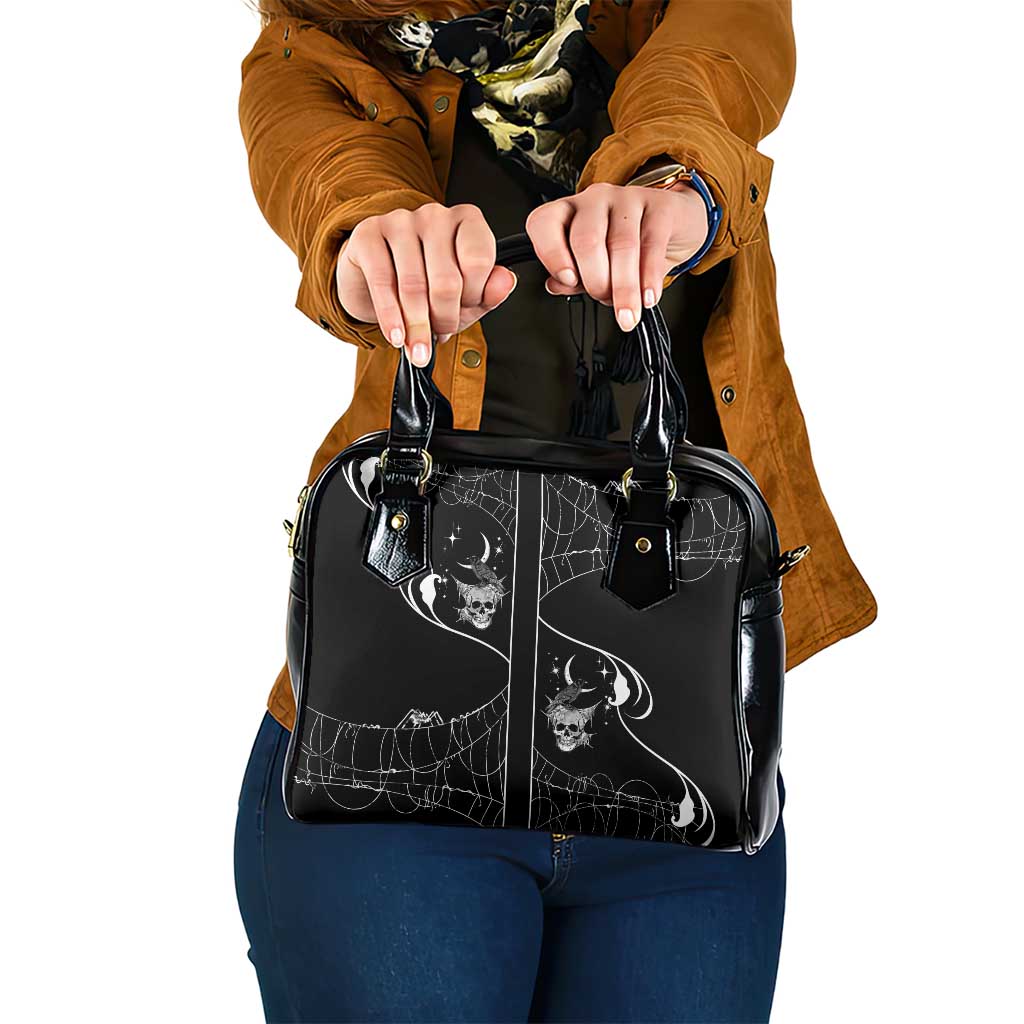 Skull Cowboy Shoulder Handbag Western Yoke Style - Wonder Print Shop
