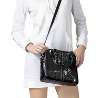 Skull Cowboy Shoulder Handbag Western Yoke Style - Wonder Print Shop