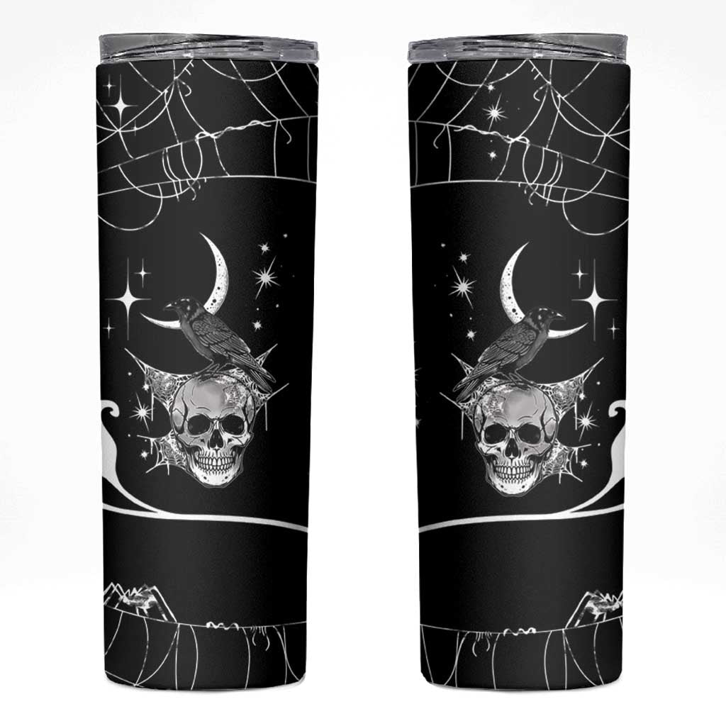 Skull Cowboy Skinny Tumbler Western Yoke Style - Wonder Print Shop