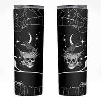 Skull Cowboy Skinny Tumbler Western Yoke Style - Wonder Print Shop