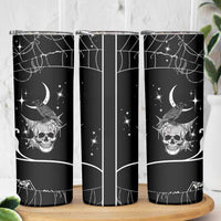 Skull Cowboy Skinny Tumbler Western Yoke Style - Wonder Print Shop