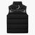 Skull Cowboy Sleeveless Puffer Jacket Western Yoke Style - Wonder Print Shop