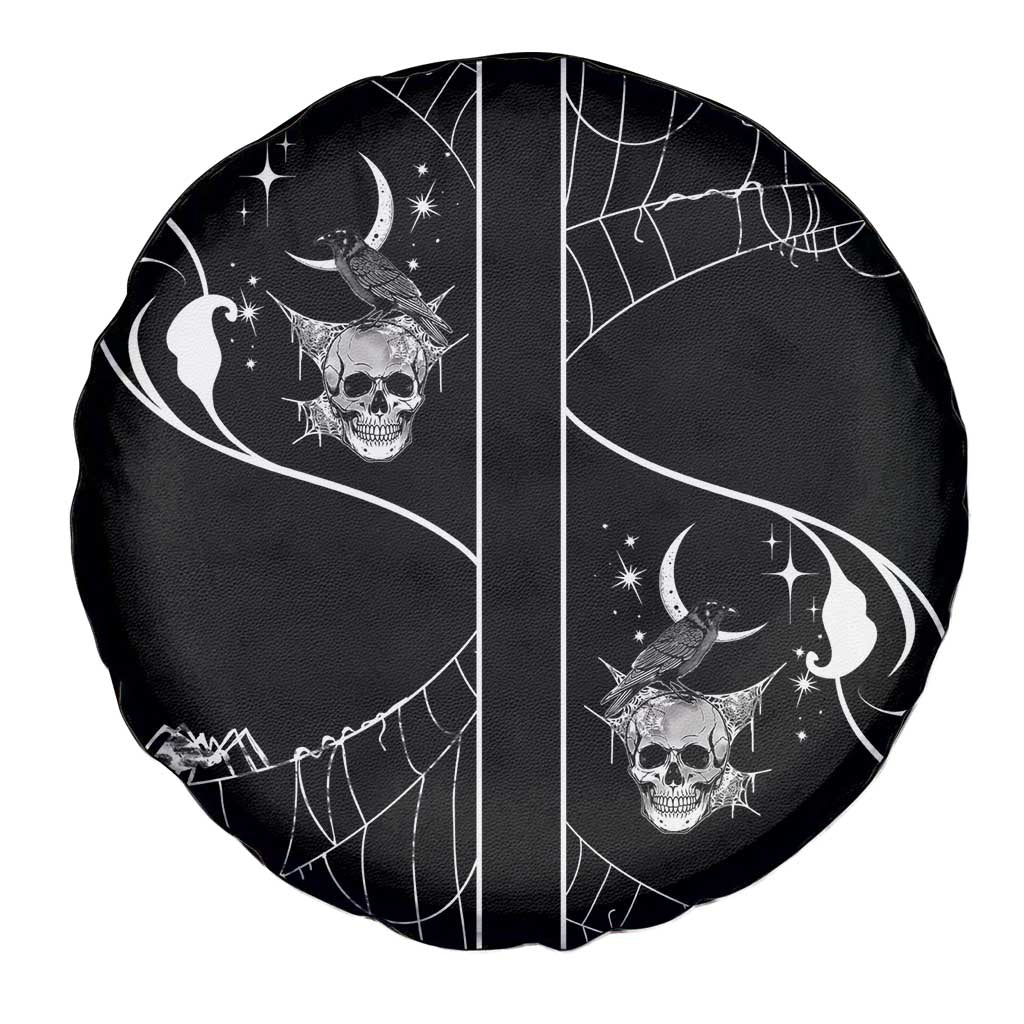 Skull Cowboy Spare Tire Cover Western Yoke Style - Wonder Print Shop