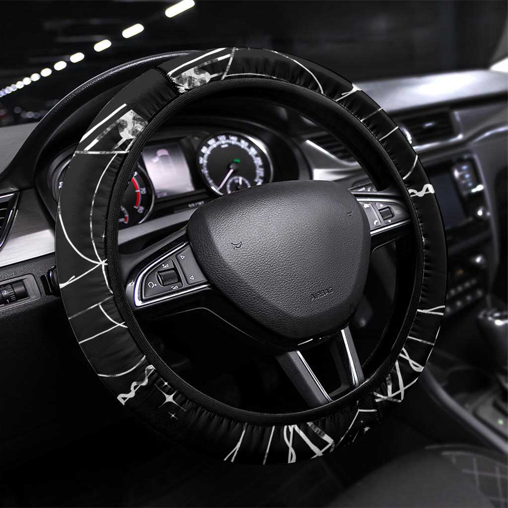 Skull Cowboy Steering Wheel Cover Western Yoke Style - Wonder Print Shop