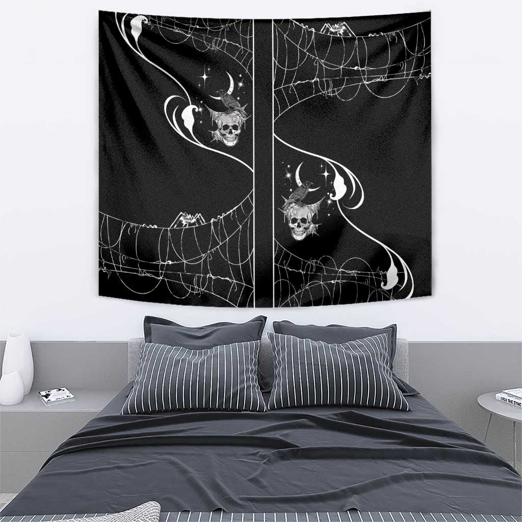 Skull Cowboy Tapestry Western Yoke Style - Wonder Print Shop