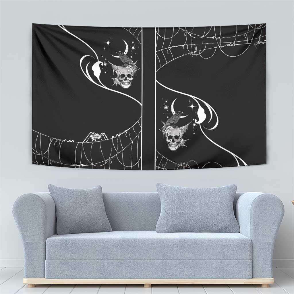 Skull Cowboy Tapestry Western Yoke Style - Wonder Print Shop