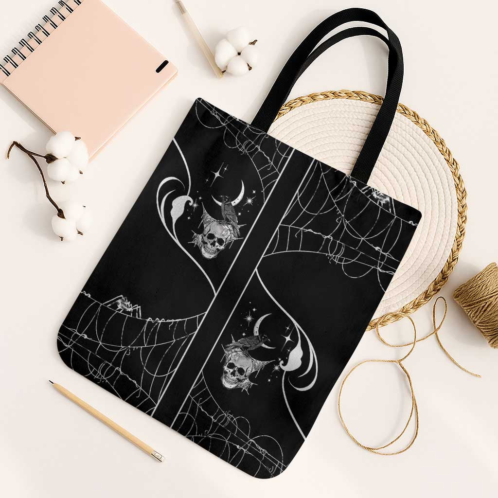 Skull Cowboy Tote Bag Western Yoke Style - Wonder Print Shop