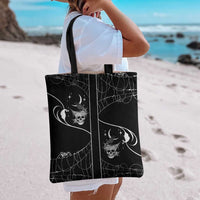Skull Cowboy Tote Bag Western Yoke Style - Wonder Print Shop