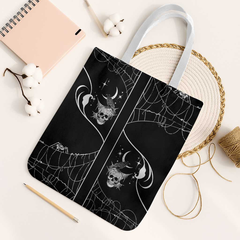 Skull Cowboy Tote Bag Western Yoke Style - Wonder Print Shop