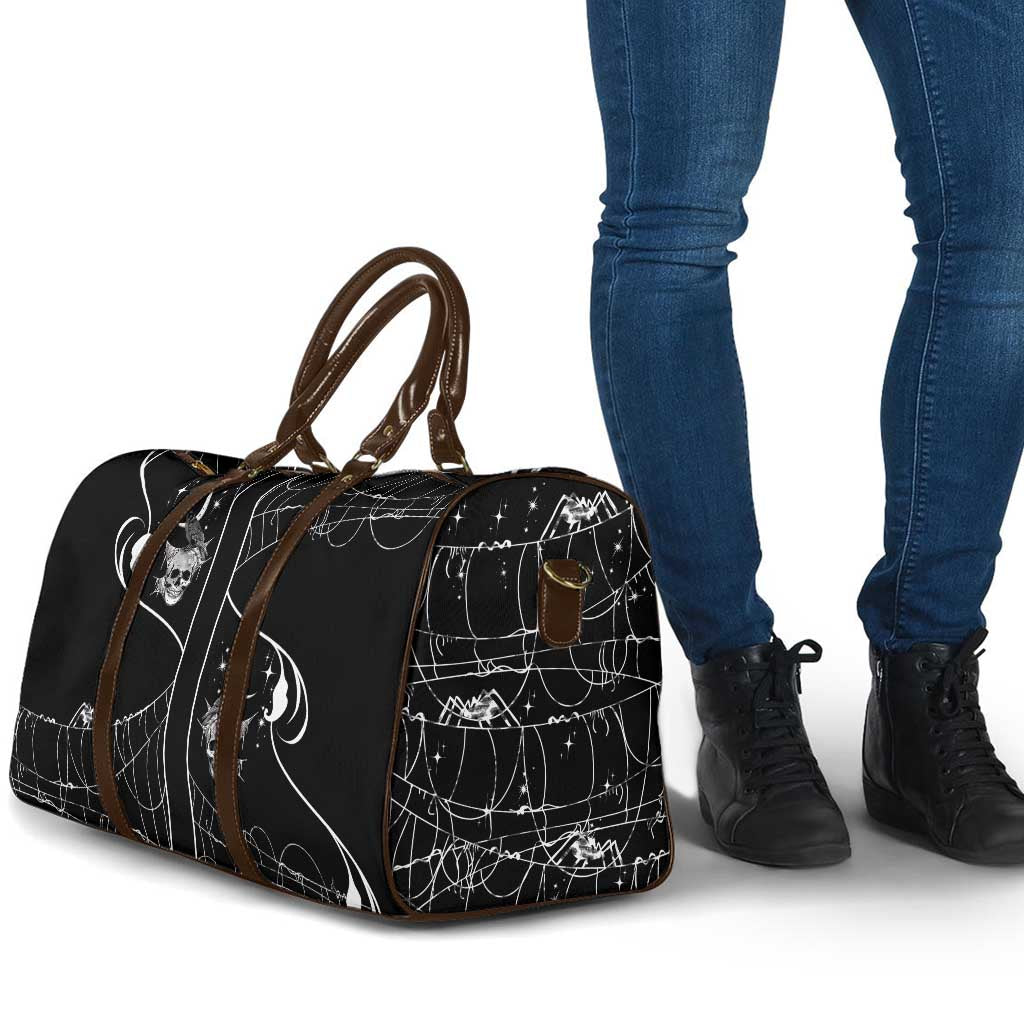 Skull Cowboy Travel Bag Western Yoke Style - Wonder Print Shop