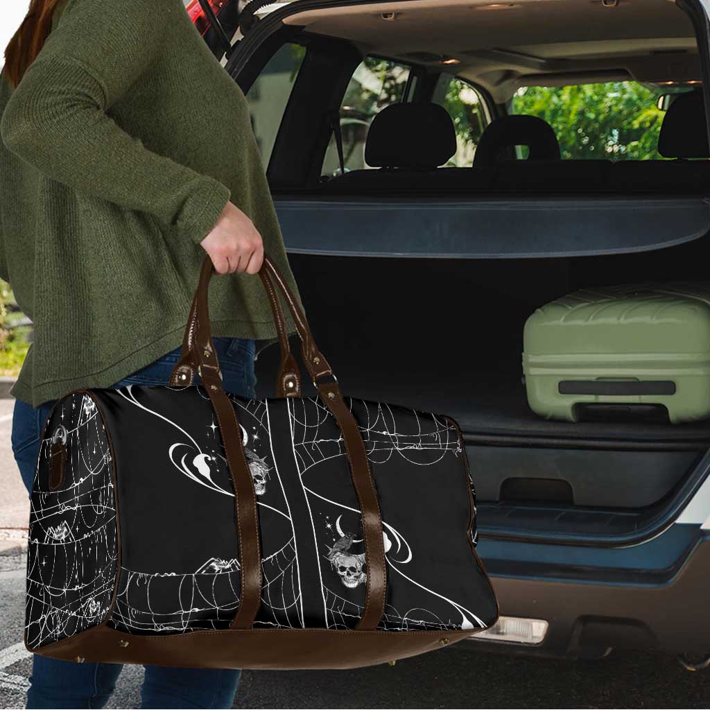 Skull Cowboy Travel Bag Western Yoke Style - Wonder Print Shop