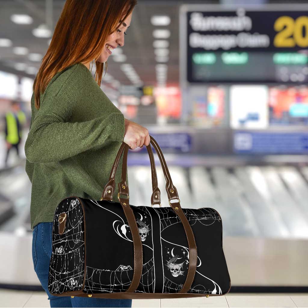 Skull Cowboy Travel Bag Western Yoke Style - Wonder Print Shop