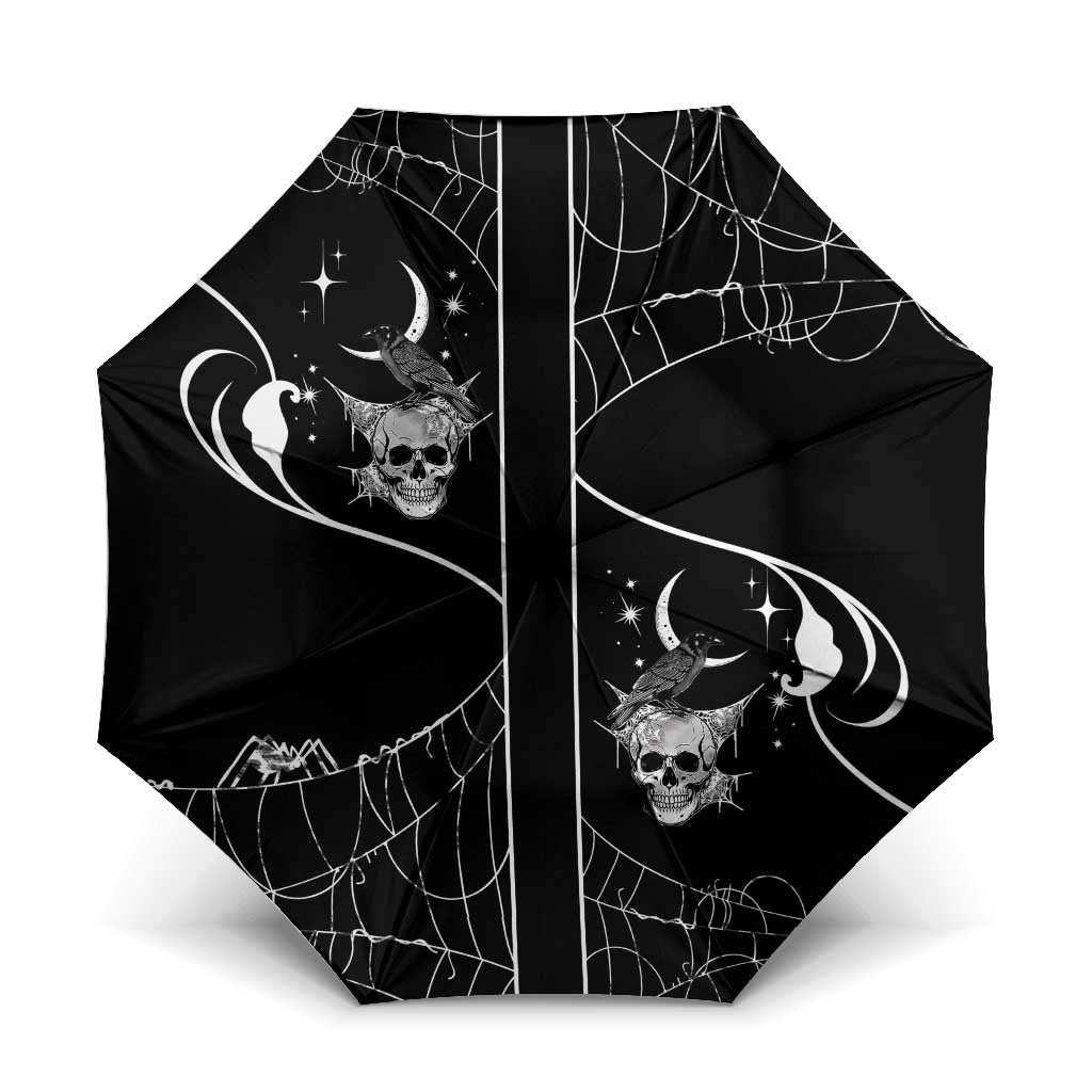 Skull Cowboy Umbrella Western Yoke Style - Wonder Print Shop