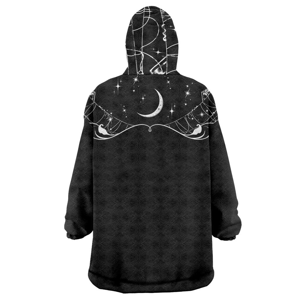 Skull Cowboy Wearable Blanket Hoodie Western Yoke Style - Wonder Print Shop