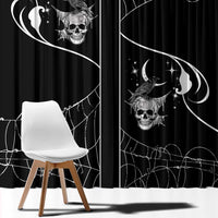Skull Cowboy Window Curtain Western Yoke Style - Wonder Print Shop