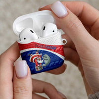 Cape Verde Christmas AirPods Case Black Santa Clause With The Manatee - Wonder Print Shop