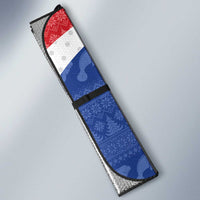 Cape Verde Christmas Auto Sun Shade Black Santa Clause With The Manatee - Wonder Print Shop