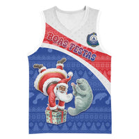 Personalized Cape Verde Christmas Basketball Jersey Black Santa Clause With The Manatee - Wonder Print Shop