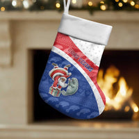 Personalized Cape Verde Christmas Stocking The Santa Clause With The Manatee - Wonder Print Shop