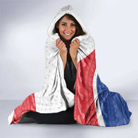 Cape Verde Christmas Hooded Blanket Black Santa Clause With The Manatee - Wonder Print Shop