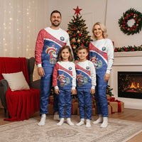 Personalized Cape Verde Christmas Pajama Set The Santa Clause With The Manatee - Wonder Print Shop