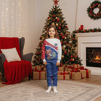 Personalized Cape Verde Christmas Pajama Set The Santa Clause With The Manatee - Wonder Print Shop