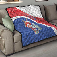 Cape Verde Christmas Quilt Black Santa Clause With The Manatee - Wonder Print Shop