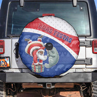 Cape Verde Christmas Spare Tire Cover Black Santa Clause With The Manatee - Wonder Print Shop