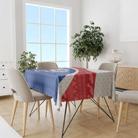 Cape Verde Christmas Tablecloth Black Santa Clause With The Manatee - Wonder Print Shop