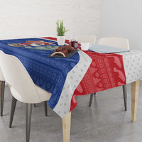 Cape Verde Christmas Tablecloth Black Santa Clause With The Manatee - Wonder Print Shop