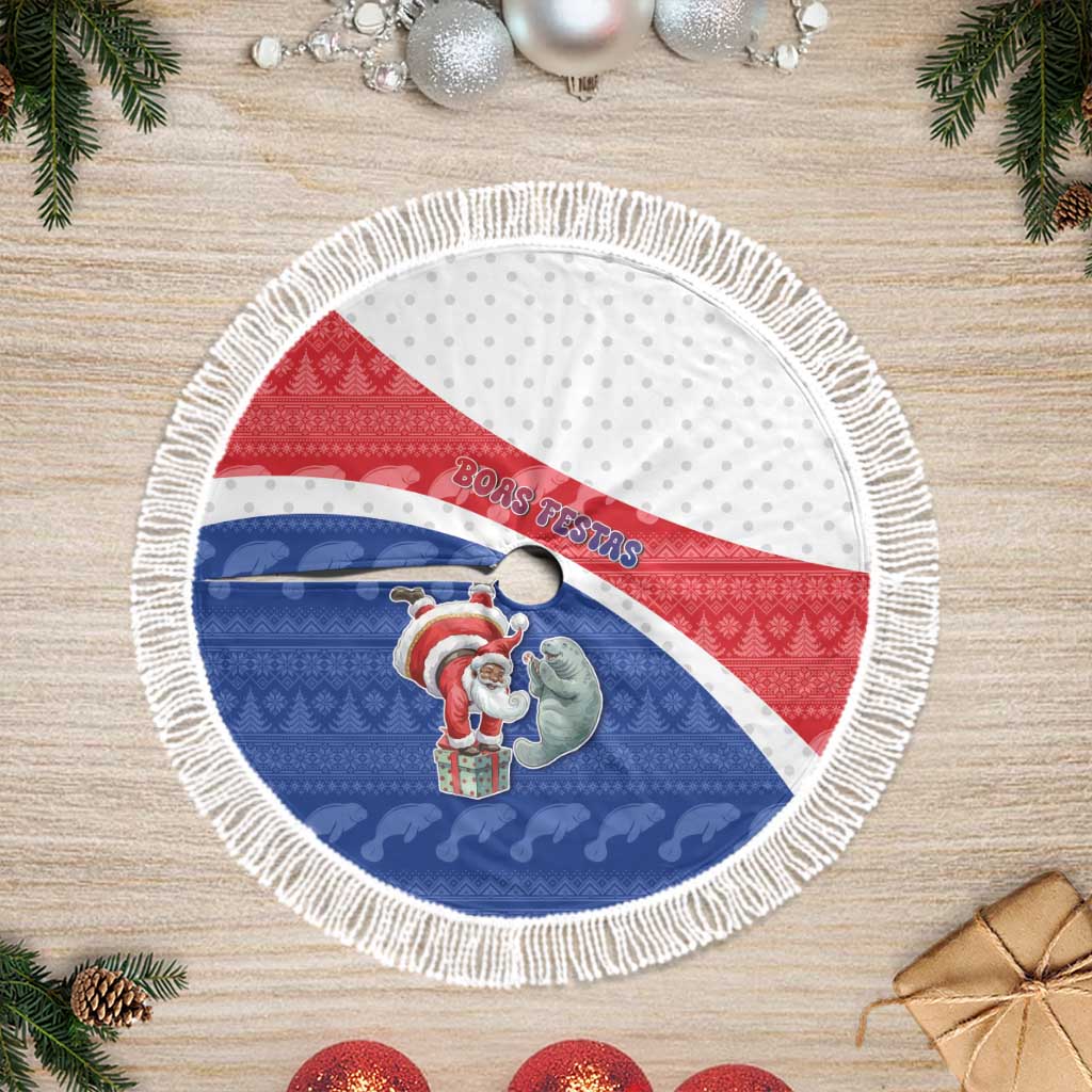 Cape Verde Christmas Tree Skirt The Santa Clause With The Manatee - Wonder Print Shop