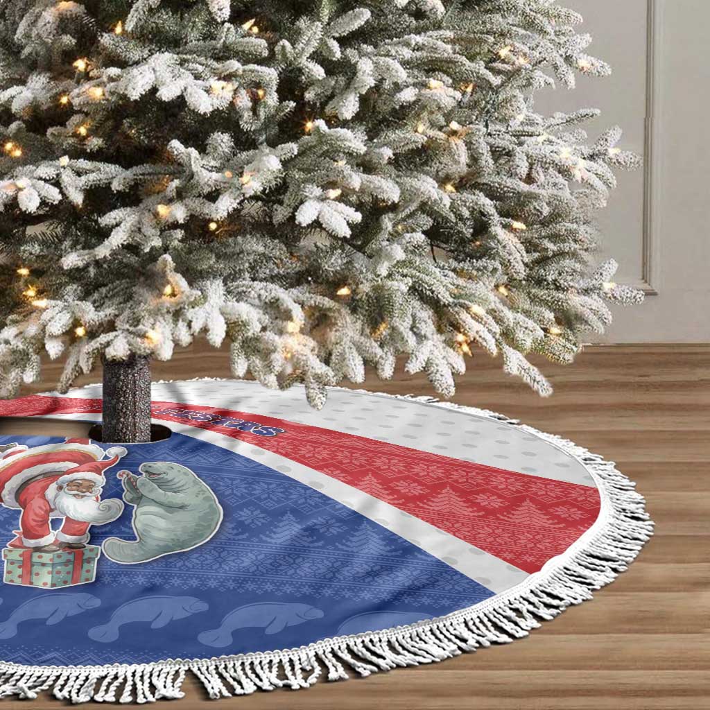 Cape Verde Christmas Tree Skirt The Santa Clause With The Manatee - Wonder Print Shop