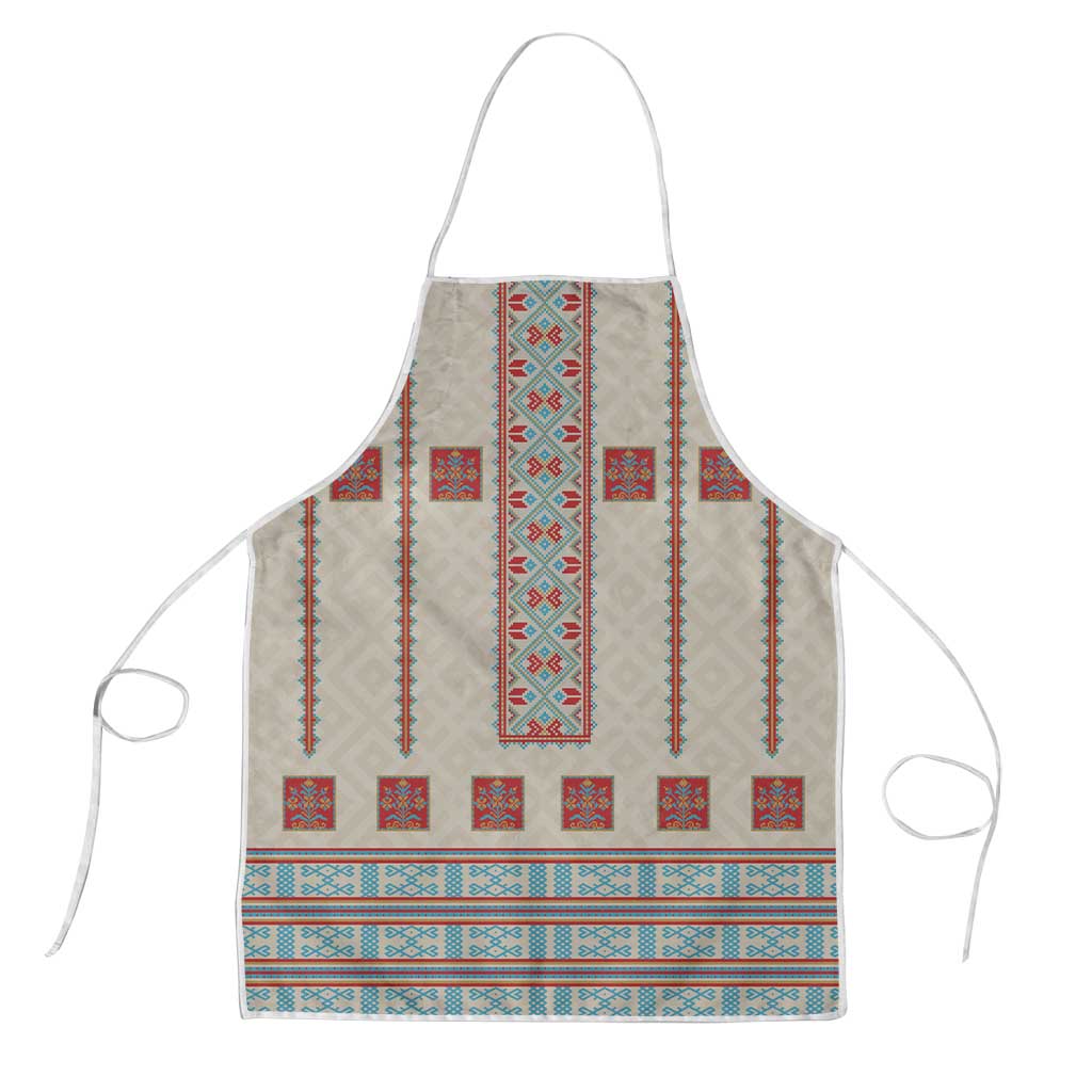 Lithuanian National Costume Apron Traditional Folk Pattern - Wonder Print Shop