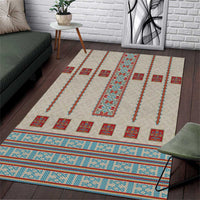 Lithuanian National Costume Area Rug Traditional Folk Pattern - Wonder Print Shop