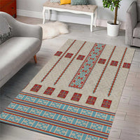 Lithuanian National Costume Area Rug Traditional Folk Pattern - Wonder Print Shop