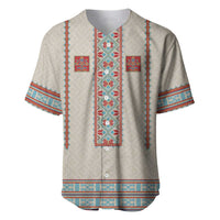 Lithuanian National Costume Baseball Jersey Traditional Folk Pattern - Wonder Print Shop