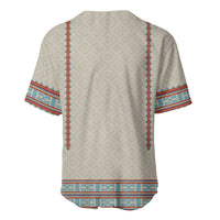Lithuanian National Costume Baseball Jersey Traditional Folk Pattern - Wonder Print Shop