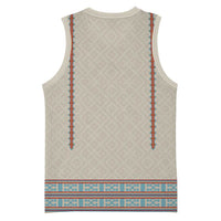 Lithuanian National Costume Basketball Jersey Traditional Folk Pattern - Wonder Print Shop
