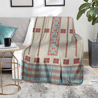 Lithuanian National Costume Blanket Traditional Folk Pattern - Wonder Print Shop