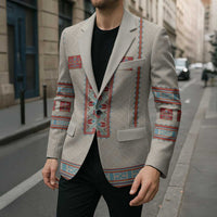 Lithuanian National Costume Blazer Traditional Folk Pattern - Wonder Print Shop