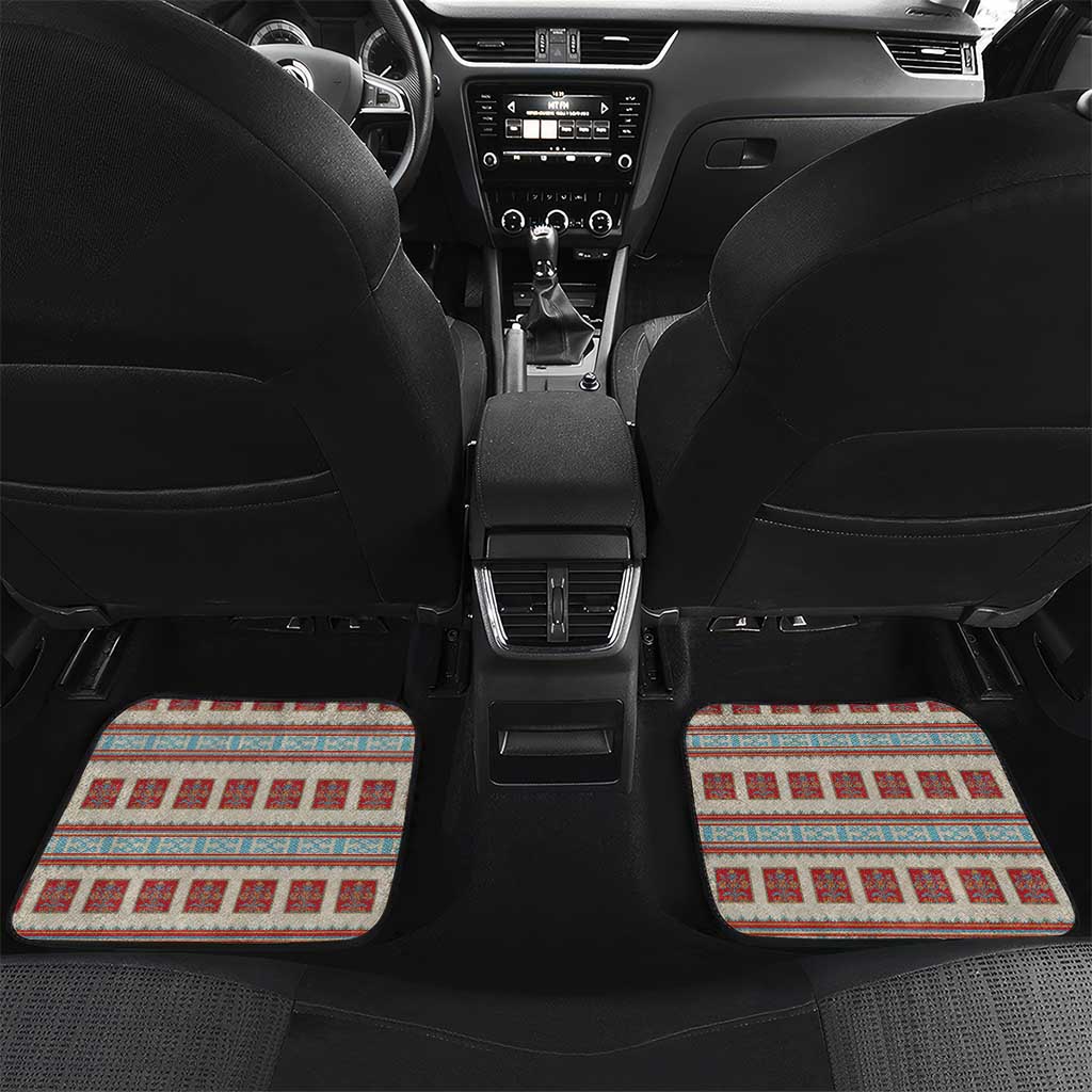 Lithuanian National Costume Car Mats Traditional Folk Pattern - Wonder Print Shop