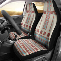 Lithuanian National Costume Car Seat Cover Traditional Folk Pattern - Wonder Print Shop